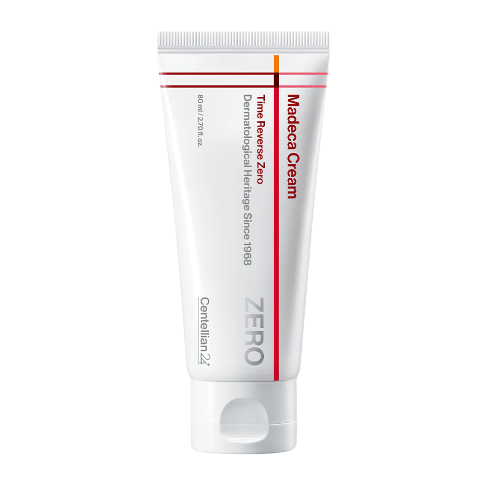 MADECA Cream Time Reverse Zero da Centellian24 – crema viso coreana per uso quotidiano che rafforza la barriera cutanea e calma la pelle irritata.