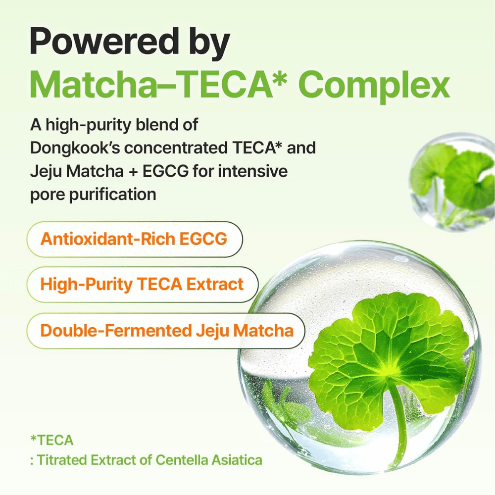 Centellian24 Madeca Matcha Pore Cleansing Oil con Matcha-TECA Complex per la pulizia dei pori