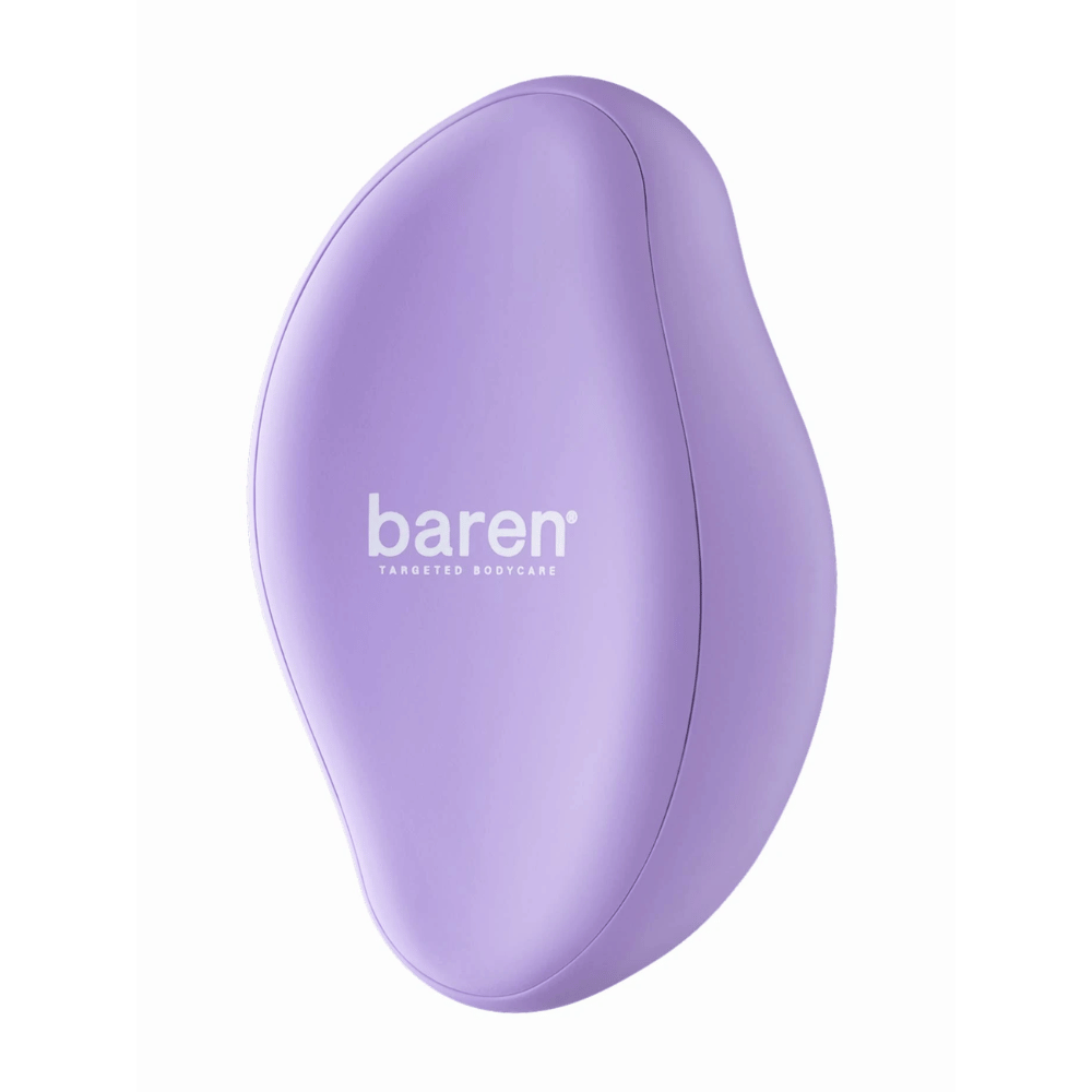 1. Baren Magic Glass Stone Foot File – lima per piedi viola dal design ergonomico per rimuovere callosità e pelle secca dai piedi