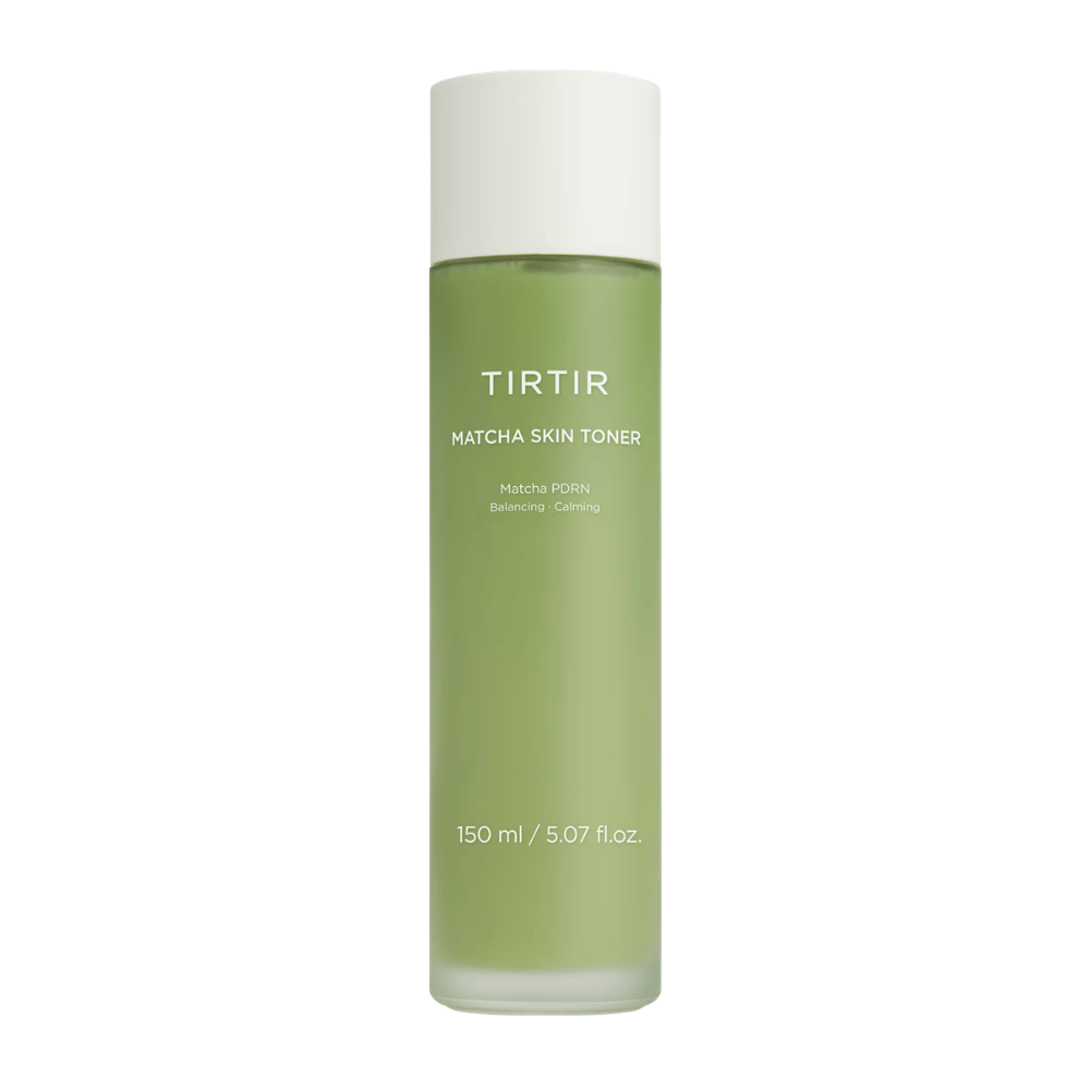 TIRTIR Matcha Skin Toner 150 ml che lenisce la pelle sensibile, idrata efficacemente e migliora l’equilibrio e la luminosità della pelle.
