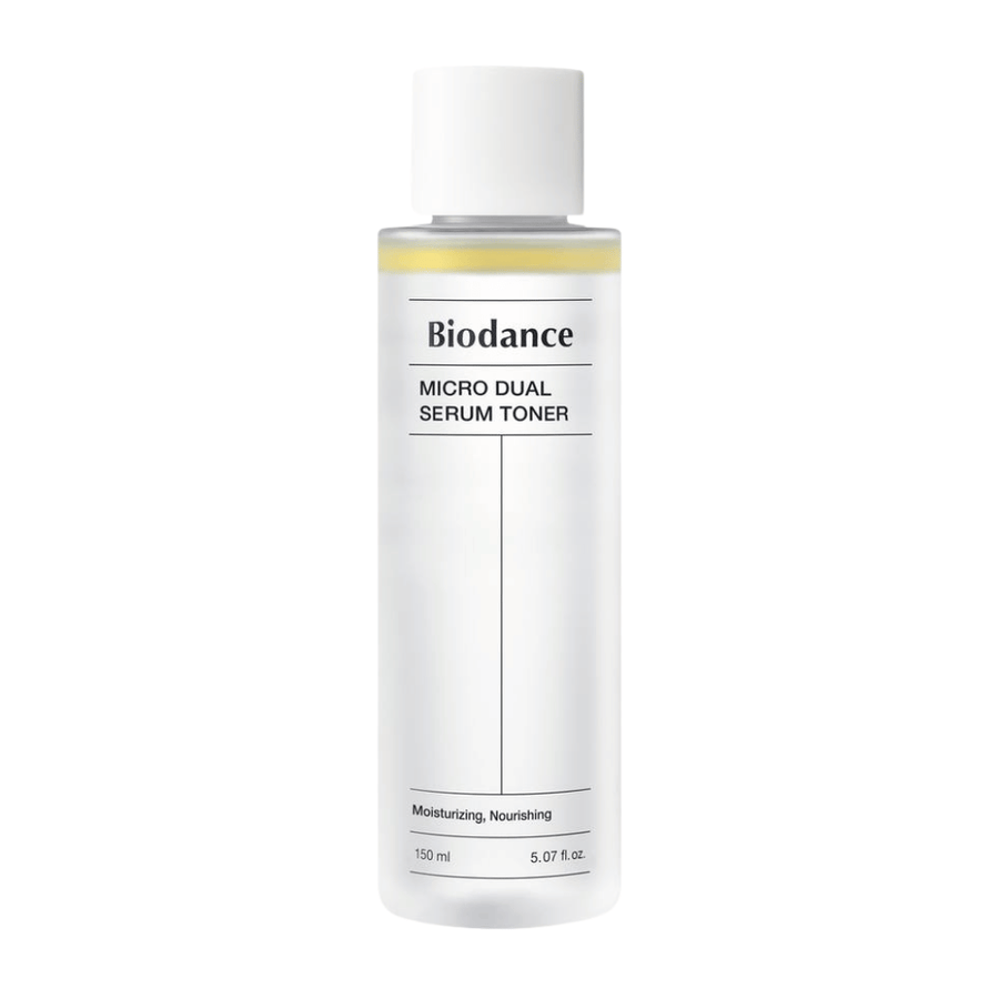 Biodance Micro Dual Serum Toner 150 ml – idratante e nutriente coreano tonico viso con siero a due fasi per una barriera cutanea rafforzata