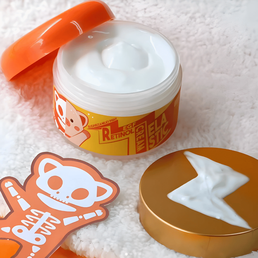 Elizavecca Milky Piggy EGF Elastic Retinol Cream – crema viso coreana con retinolo ed EGF che aiuta a migliorare l'elasticità della pelle, ridurre le linee sottili e fornire una pelle idratata e liscia.