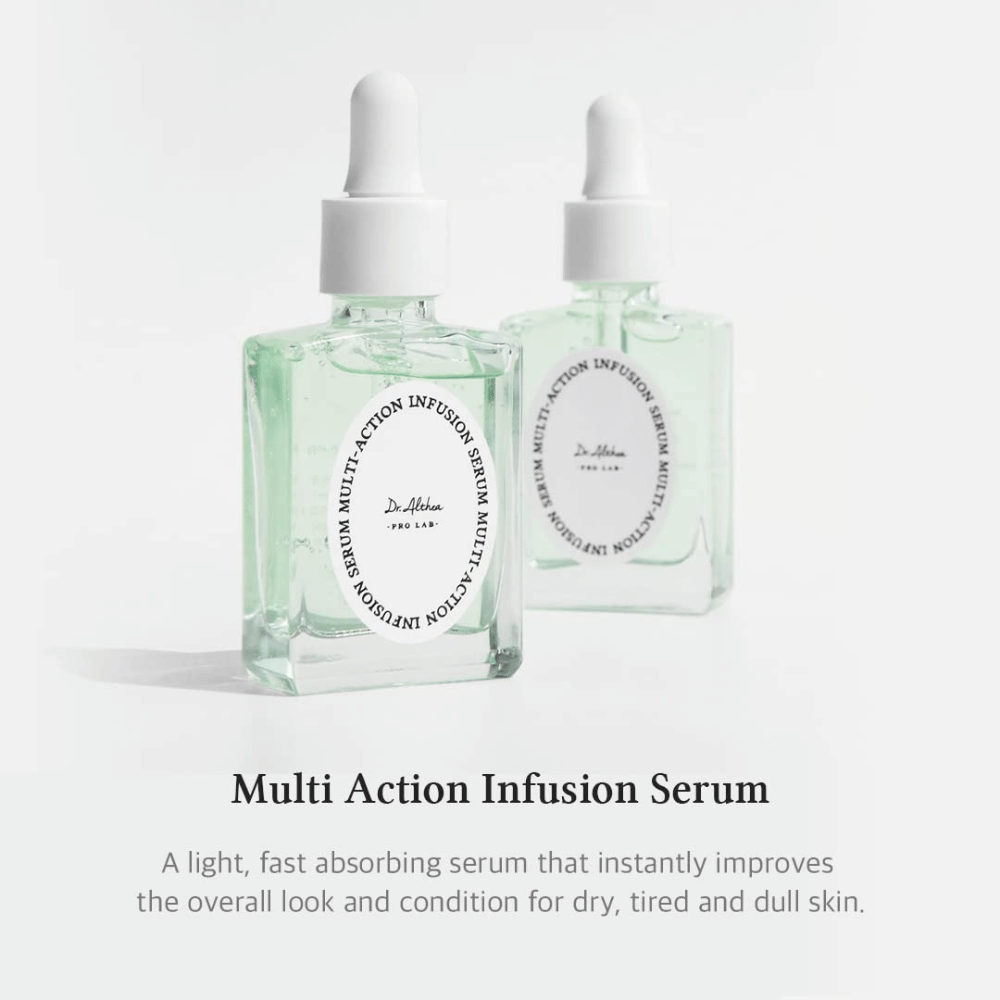 Dr. Althea Multi Action Infusion Serum – siero viso leggero che si assorbe rapidamente e migliora la pelle secca, stanca e opaca.