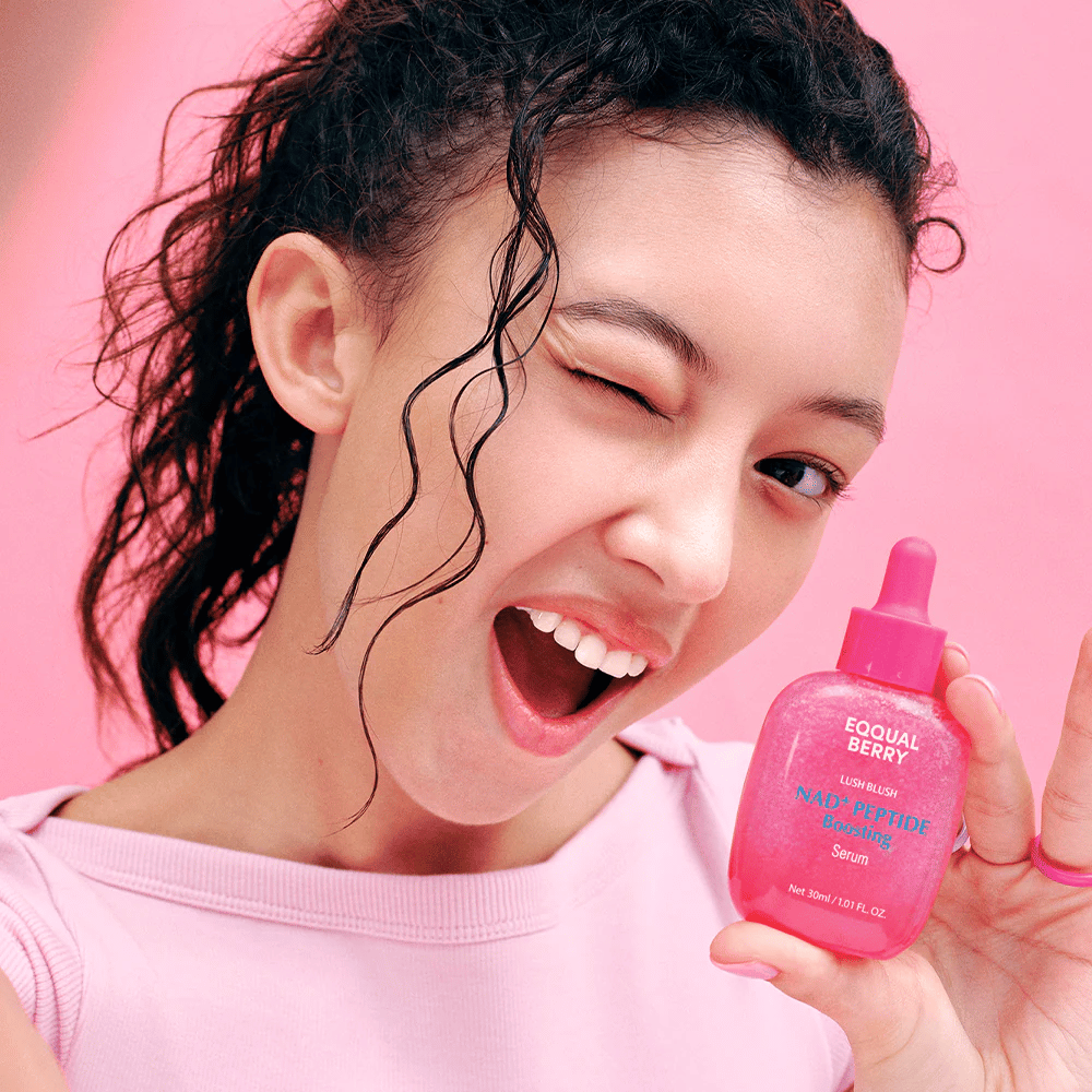 EqualBerry NAD+ Peptide Boosting Serum – siero peptidico illuminante 30 ml che migliora l'elasticità e la luminosità della pelle