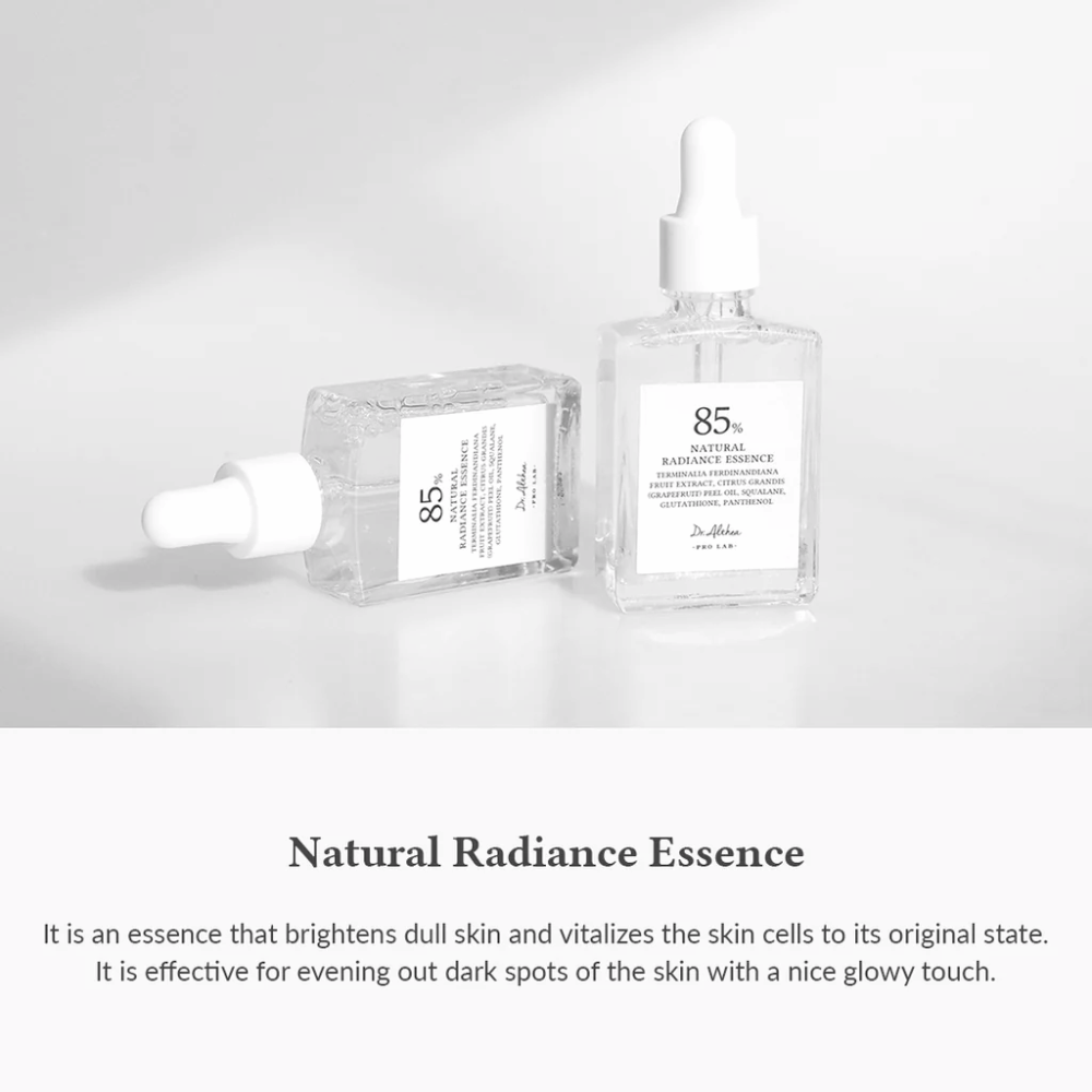 Dr. Althea Natural Radiance Essence che idrata, dona luminosità e uniforma il tono della pelle per una pelle sana e radiosa.