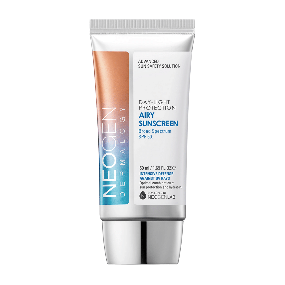 Neogen Dermalogy Day-Light Protection Airy Sunscreen SPF50 50ml – crema solare leggera con protezione UV a spettro ampio e formula idratante.