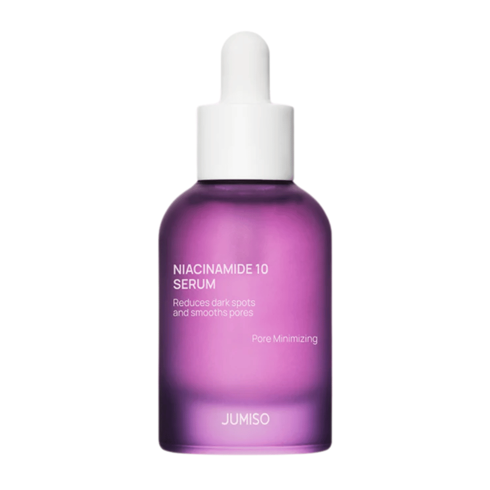 Immagine del prodotto su Jumiso Niacinamide 10 Serum 30 ml. Un siero clinicamente testato che uniforma il tono della pelle e contrasta le impurità.