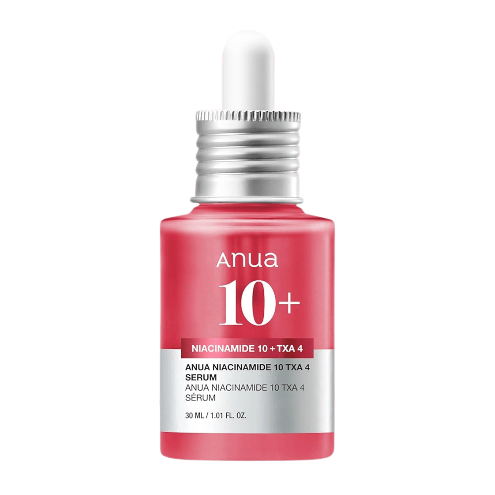 Anua Niacinamide 10% + TXA 4% Serum è un potente siero senza profumo che bilancia il tono della pelle, riduce le imperfezioni e dona una luminosità radiosa.