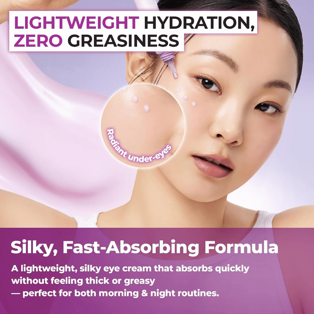 1. Jumiso Niacinamide 5+ Dark Circle Correcting Eye Cream – contorno occhi  leggera che idrata senza risultare grassa
