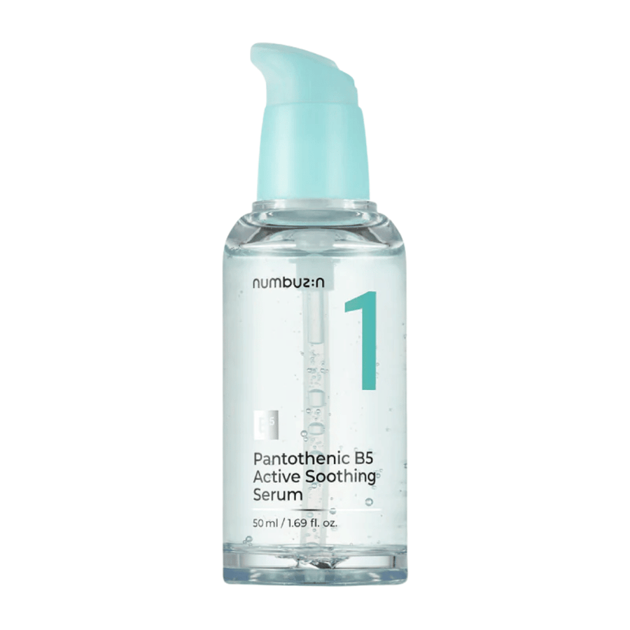 numbuzin No.1 Pantothenic B5 Active Soothing Serum 50 ml – siero coreano B5 con pantenolo e niacinamide per pelle equilibrata e chiara