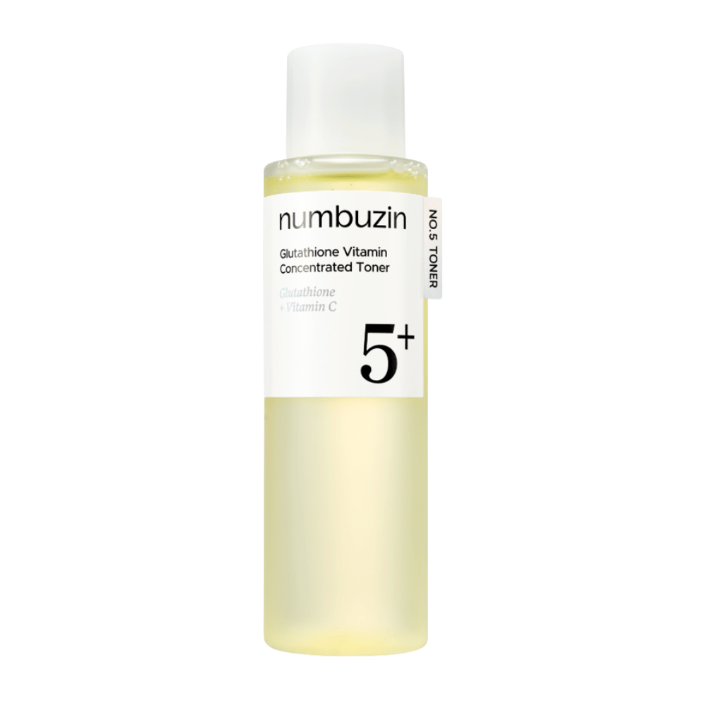 Numbuzin No.5+ Glutathione Vitamin Boosting Essential Toner per un incarnato più uniforme e una maggiore luminosità