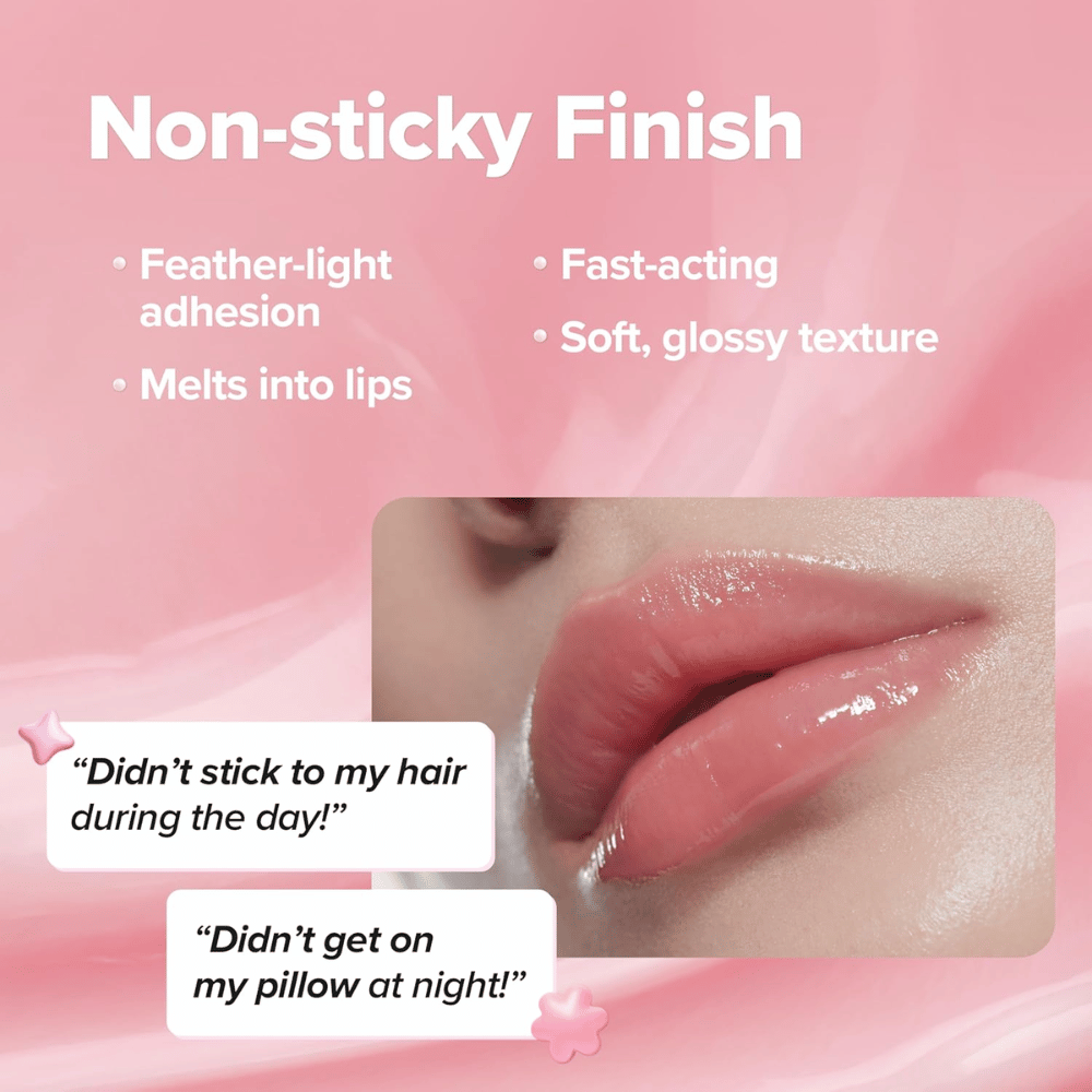 KLAVUU Nourishing Care Lip Sleeping Pack Coconut dona una finitura leggera, lucida e non appiccicosa che idrata le labbra senza risultare pesante.