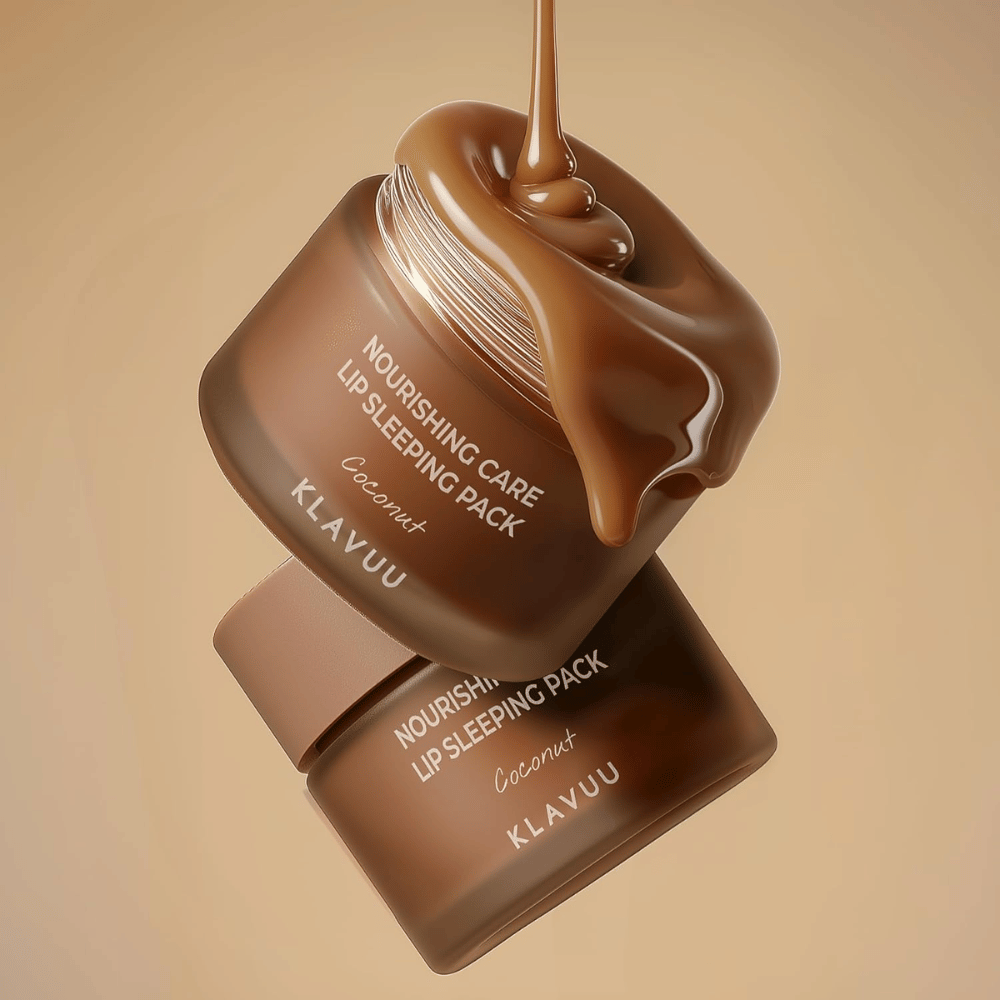 KLAVUU Nourishing Care Lip Sleeping Pack Coconut – maschera notte idratante per le labbra con cocco che ammorbidisce le labbra secche e screpolate.