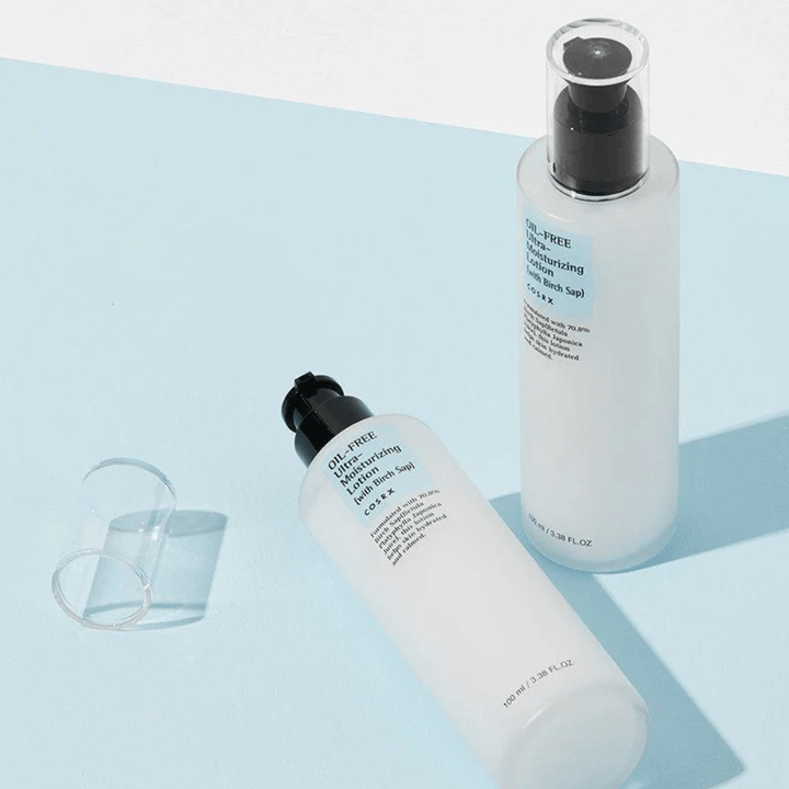 COSRX Lozione ultra-idratante senza olio con linfa di betulla 100 ml leggera lozione per il viso senza olio con linfa di betulla per pelle grassa e mista