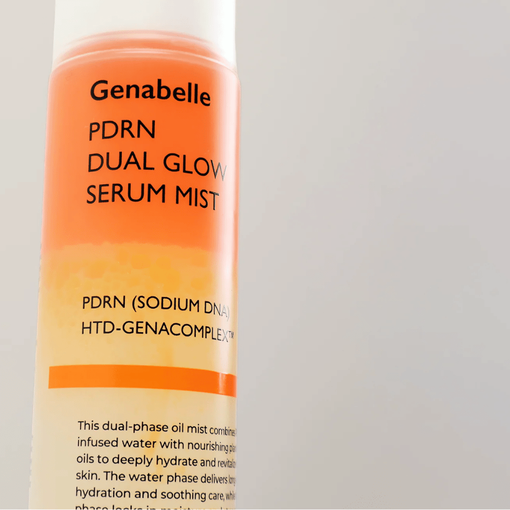 Genabelle PDRN Dual Glow Serum Mist con PDRN e HTD-GENACOMPLEX per una pelle idratata