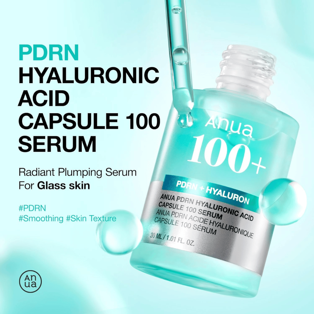 Anua PDRN Hyaluronic Acid Capsule 100 Serum è un siero idratante per un look "glass skin" radioso. Contiene PDRN e acido ialuronico per uniformare la texture della pelle e fornire un'idratazione intensa. Perfetto per ripristinare l'elasticità e la morbidezza della pelle!