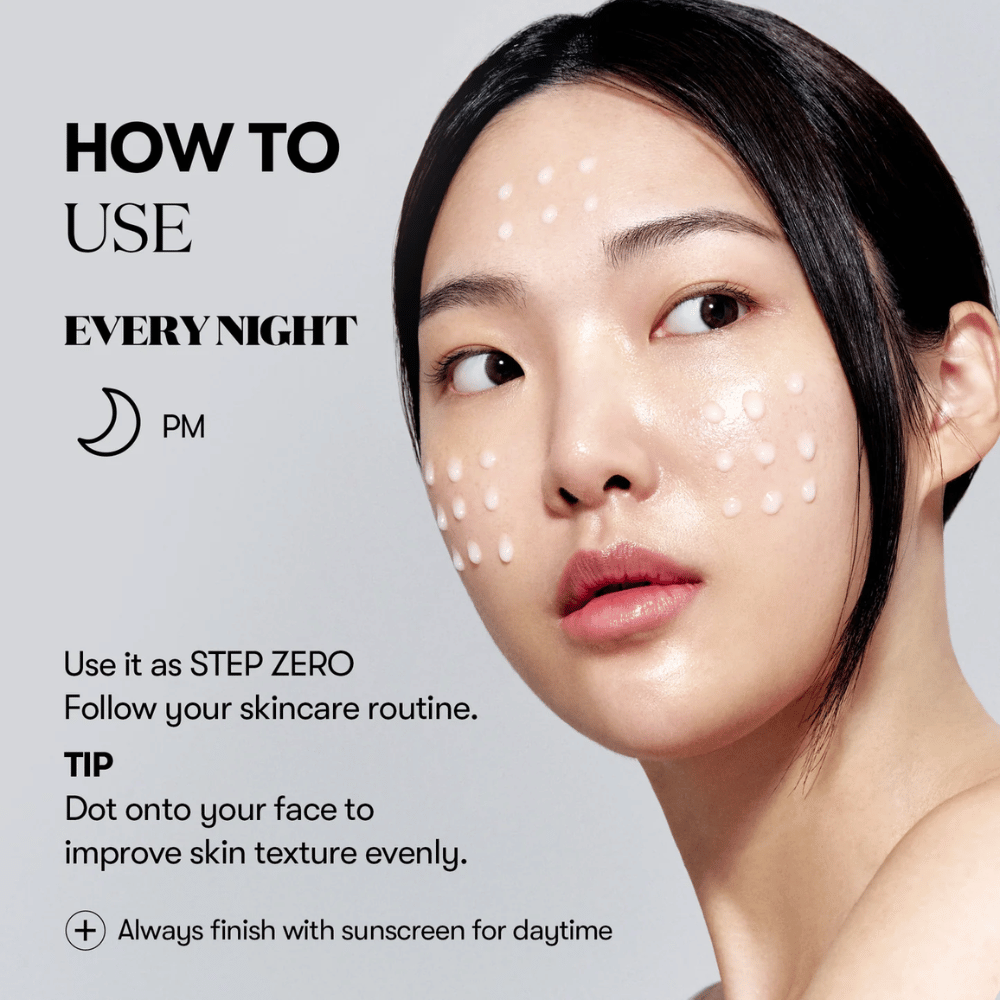 VT Cosmetics PDRN Reedle Shot 100 si applica in piccoli punti sul viso come primo passo della routine di skincare per migliorare la struttura della pelle e l’assorbimento