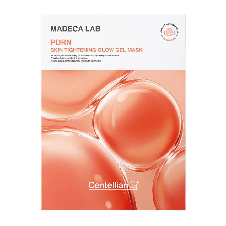 MADECA LAB PDRN Skin Tightening Glow Gel Mask da Centellian24 – maschera gel coreana con tecnologia PDRN per una pelle più soda, luminosa e con elasticità migliorata.