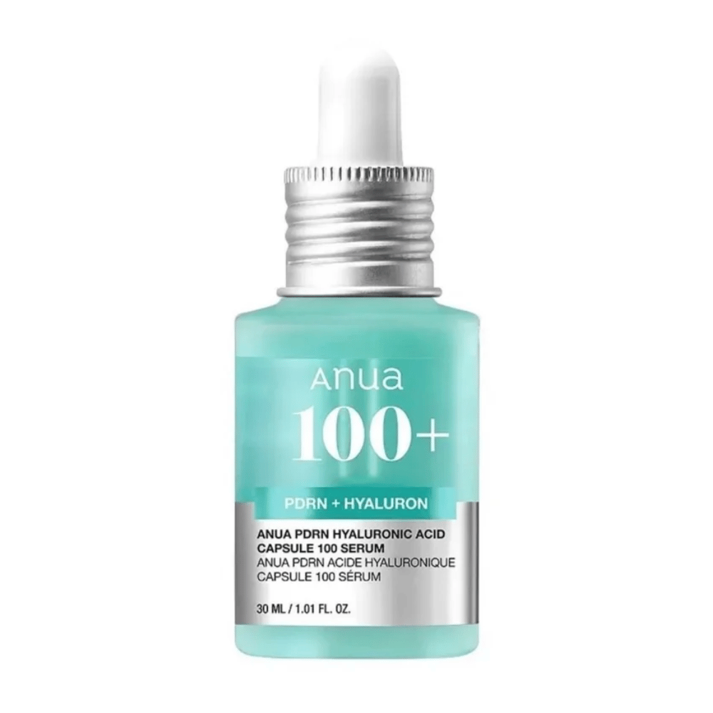 Anua PDRN Hyaluronic Acid Capsule 100 Serum idrata in profondità e rafforza l'elasticità della pelle con l'aiuto di PDRN e acido ialuronico. Perfetto per dare alla pelle un aspetto fresco e giovanile. Adatto a tutti i tipi di pelle!