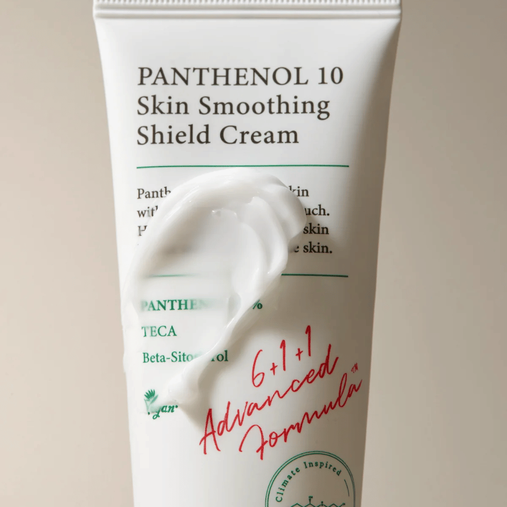 AXIS-Y Panthenol 10 Skin Smoothing Shield Cream con consistenza cremosa