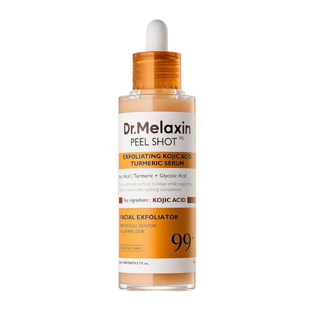 Dr Melaxin Peel Shot Kojic Acid Turmeric Serum 80 ml con effetto peeling che deterge la pelle in profondità e migliora la luminosità della pelle