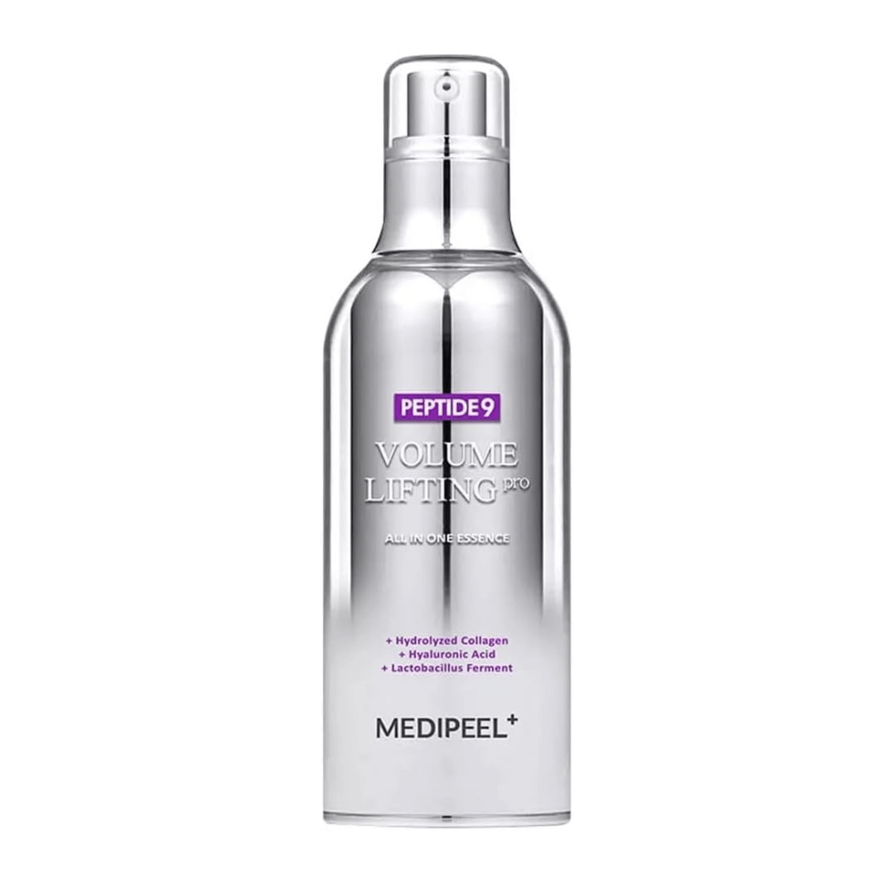 Medi-Peel Peptide 9 Volume Lifting All In One Essence Pro essenza viso – anti-age essenza viso coreano con peptidi, collagene e acido ialuronico che aiutano a idratare e rassodare la pelle.