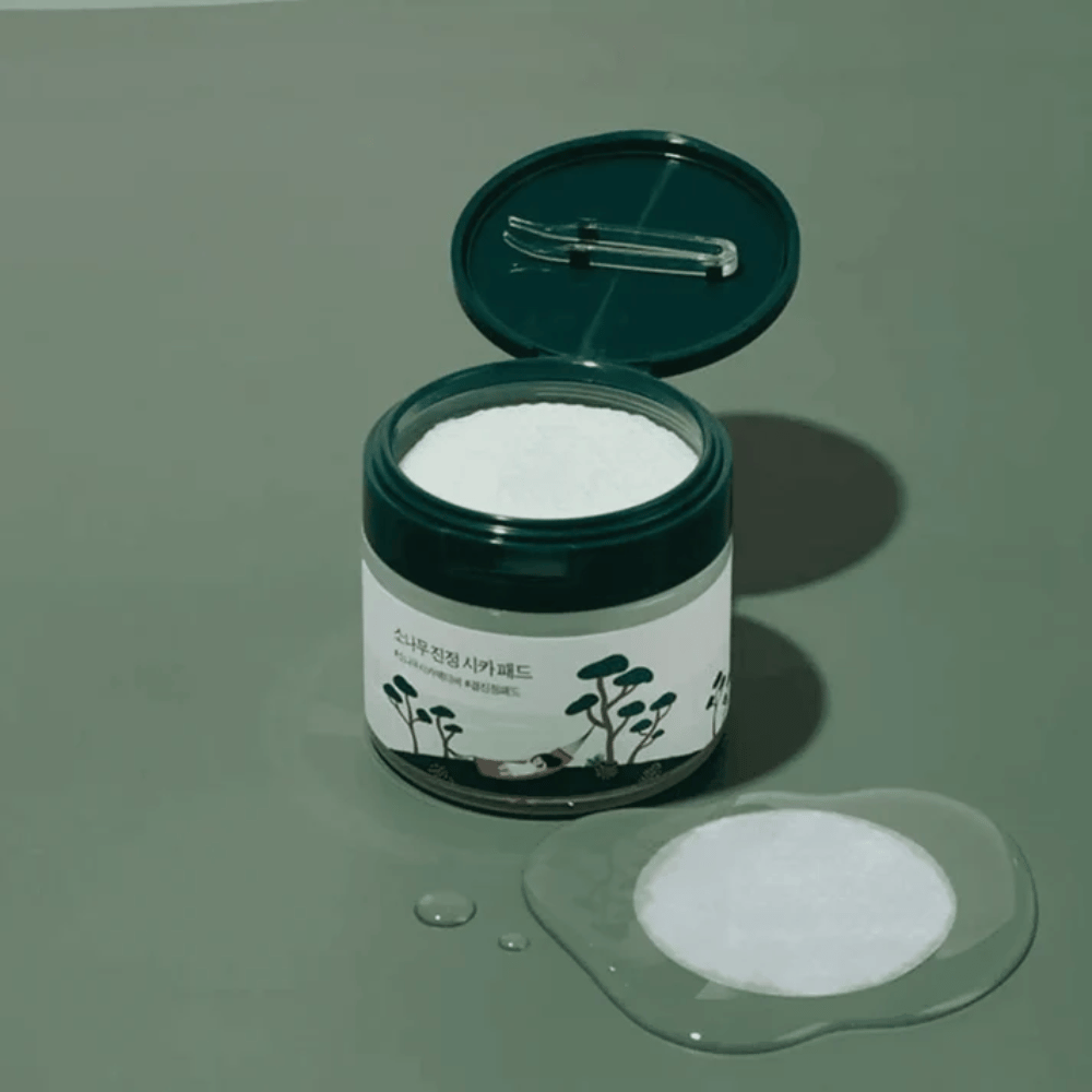 ROUND LAB Pine Calming Cica Pad – toner pads coreano per una cura della pelle lenitiva