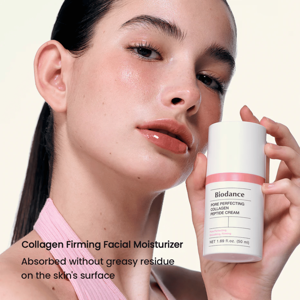 Biodance Pore Perfecting Collagen Peptide Cream 50 ml – crema idratante rassodante al collagene che si assorbe senza finitura appiccicosa