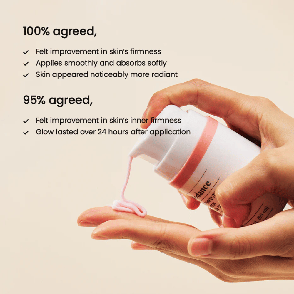 Biodance Pore Perfecting Collagen Peptide Cream texture e funzione di pompaggio – crema peptidica al collagene clinicamente testata per pelle più soda e luminosità duratura