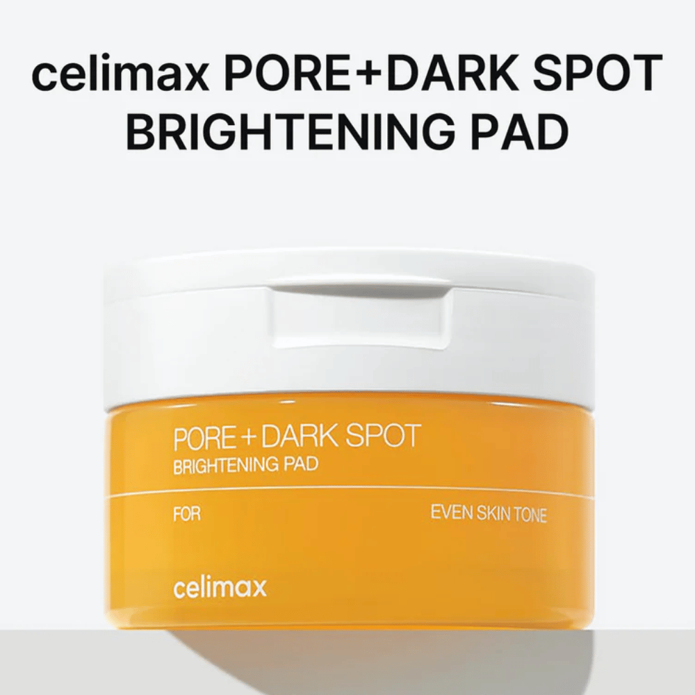 Celimax Pore + Dark Spot Brightening Pad – pads per la cura della pelle che riducono le macchie scure, puliscono i pori e uniformano il tono della pelle.