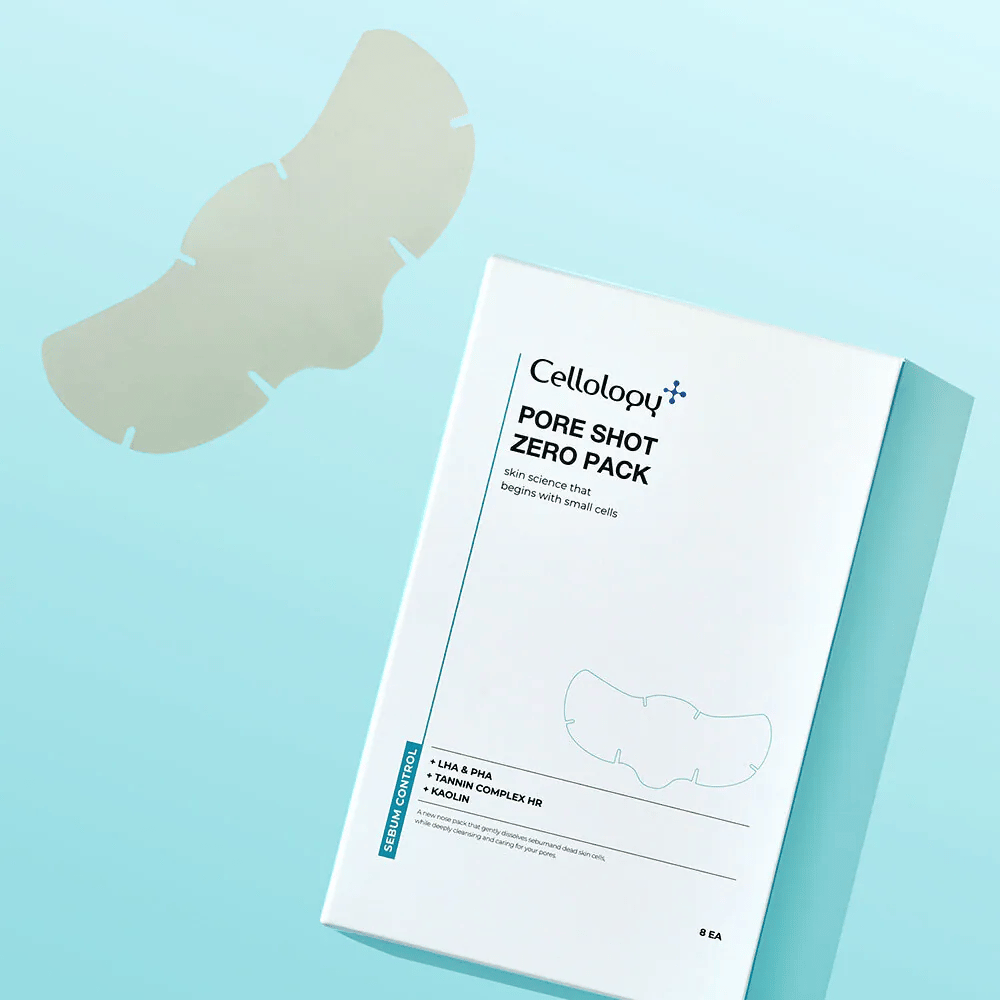 Cellology Pore Shot Zero Pack – patch coreani per i pori e il controllo del sebo