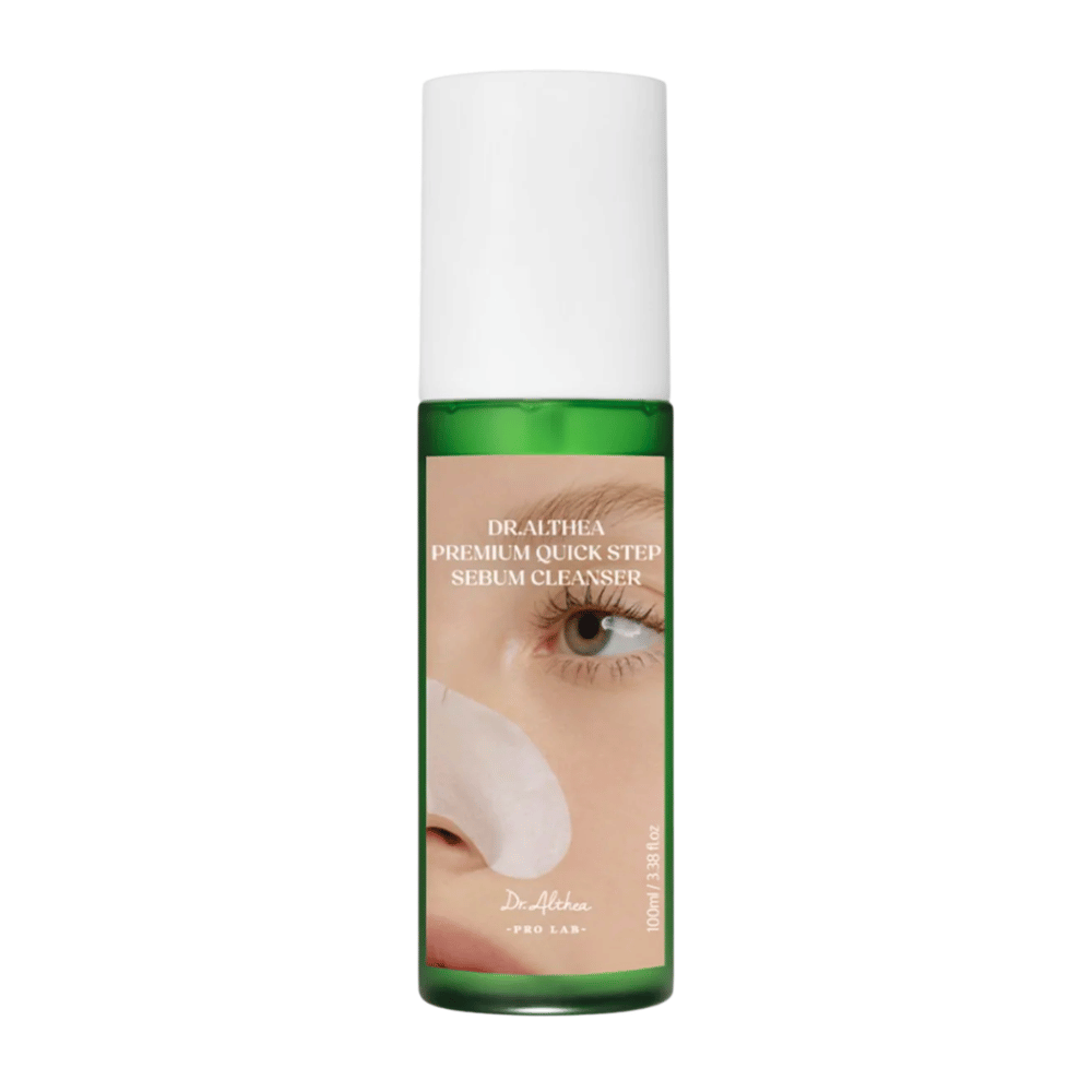 Dr. Althea Premium Quick Step Sebum Cleanser – detergente viso che rimuove efficacemente sebo, punti neri e impurità senza seccare la pelle.
