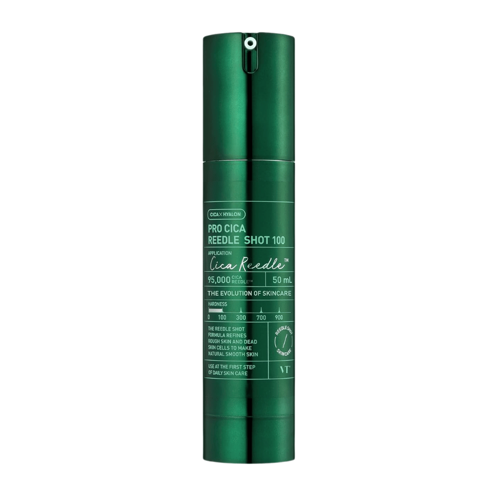 VT Cosmetics Pro Cica Reedle Shot 100 siero lenitivo da 50 ml con tecnologia CICA Reedle per pelle sensibile e irritata
