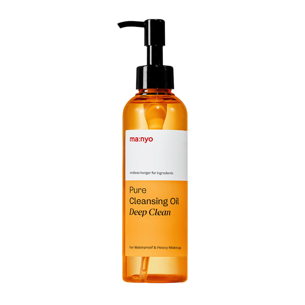ma:nyo Pure Cleansing Oil Deep Clean immagine del prodotto – olio detergente coreano sviluppato per rimuovere protezione solare, trucco e sebo in eccesso.
