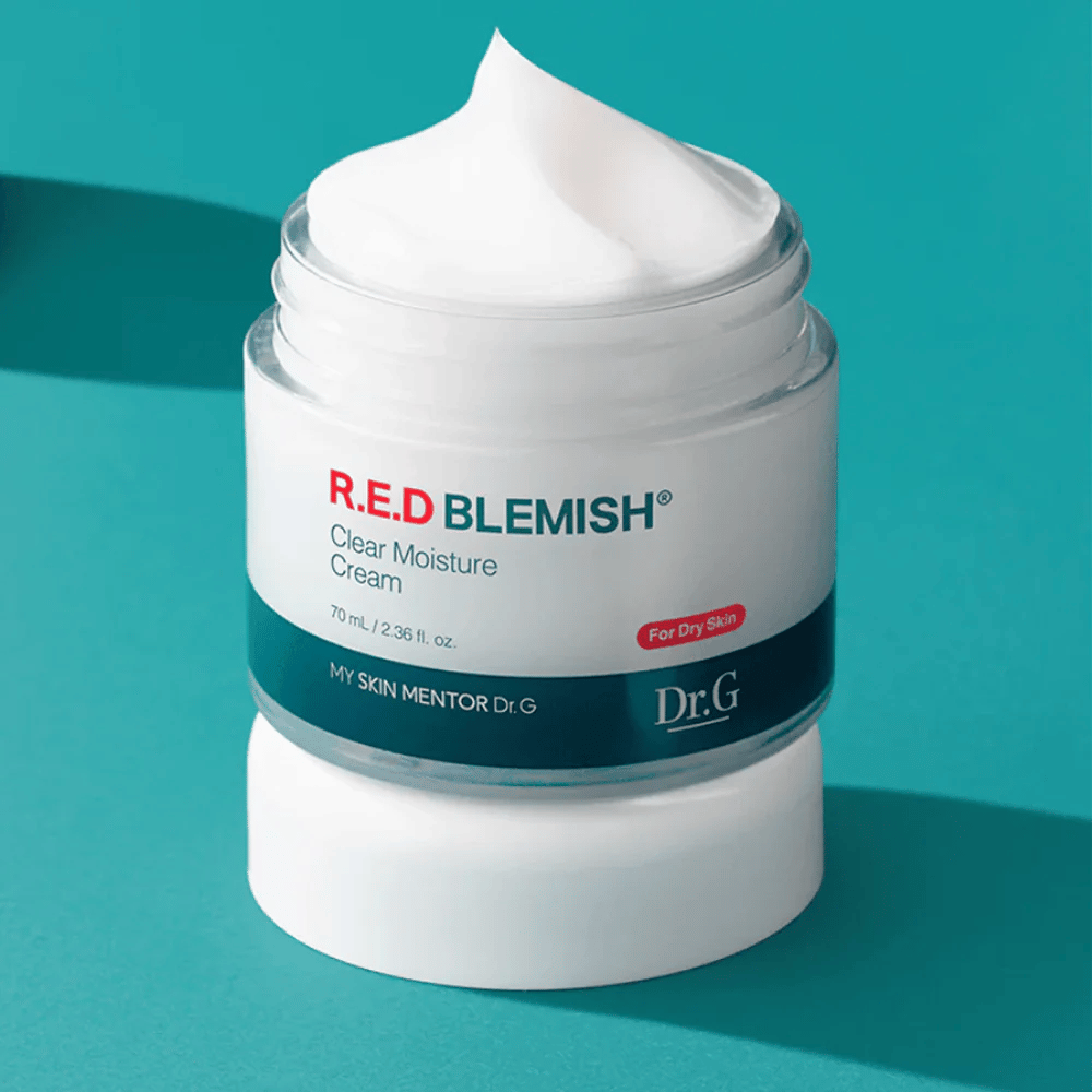 Dr.G R.E.D Blemish Clear Moisture Cream – ricca crema idratante sviluppata per la pelle secca e disidratata.