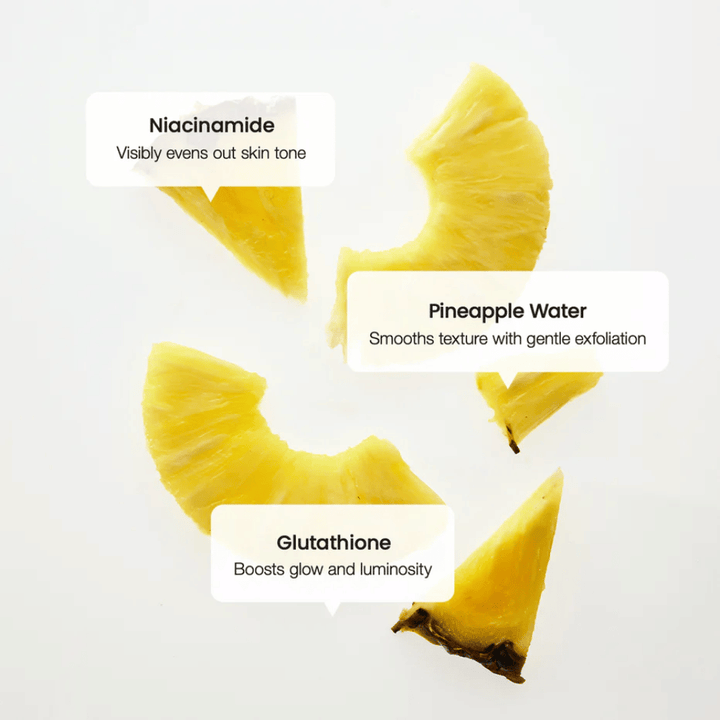 Biodance Radiant Vita Niacinamide Cream ingredienti – niacinamide, acqua di ananas e glutatione per un tono di pelle uniforme e maggiore luminosità