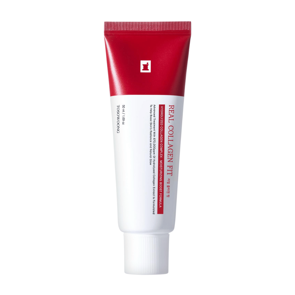 Tosowoong Real Collagen Fit è una crema idratante efficace con collagene idrolizzato che rafforza l'elasticità della pelle e idrata in profondità. Perfetta per donare alla pelle una luminosità naturale e proteggere la sua barriera. Adatta a tutti i tipi di pelle per uso quotidiano.