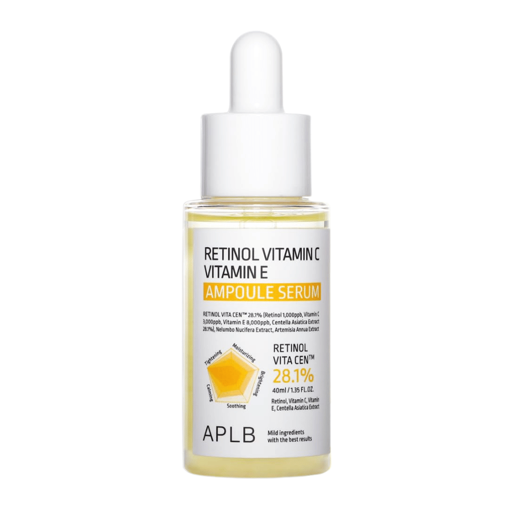 APLB Retinol Vitamin C Vitamin E Ampoule Serum immagine del prodotto da 40 ml su sfondo bianco