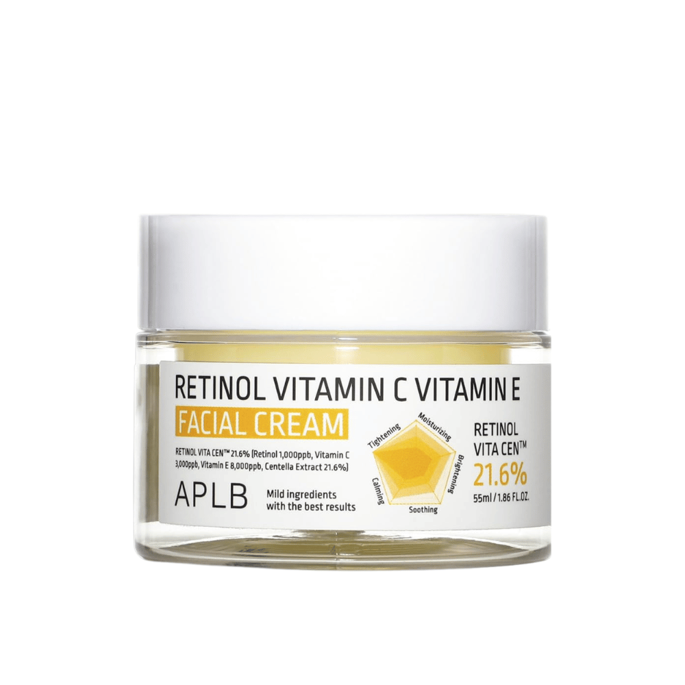 APLB Retinol Vitamin C Vitamin E Facial Cream immagine del prodotto da 55 ml su sfondo bianco
