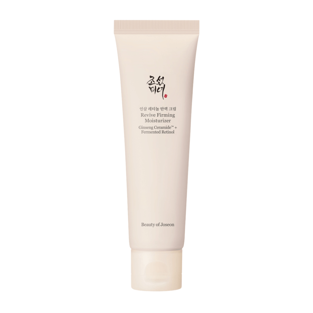 Immagine – prodotto scontornato (più importante)
Beauty of Joseon Revive Firming Moisturizer – crema viso con ginseng e retinolo che idrata, rafforza la pelle e contrasta i segni dell’età.
