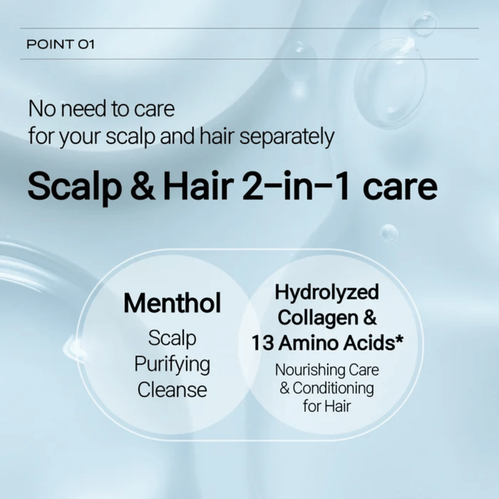 6. KUNDAL Rich Perfume Shampoo – trattamento per capelli e cuoio capelluto con mentolo, collagene idrolizzato e 13 amminoacidi