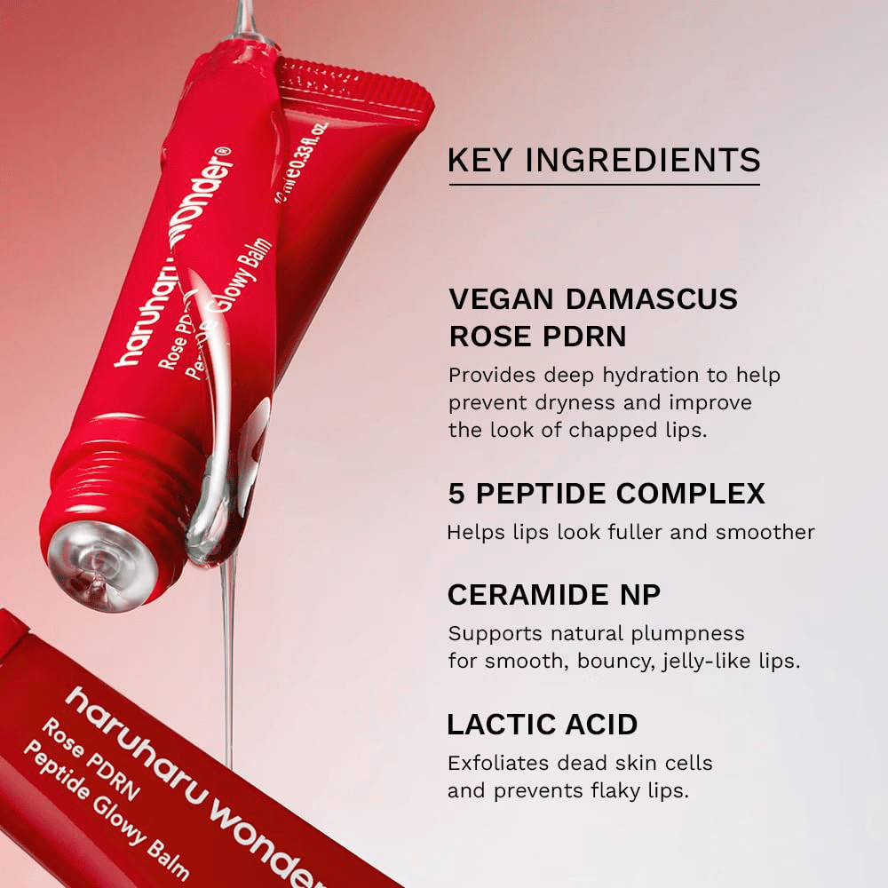 Haruharu Wonder Rose PDRN Peptide Glowy Balm con Rose PDRN vegana, peptidi, ceramide NP e acido lattico