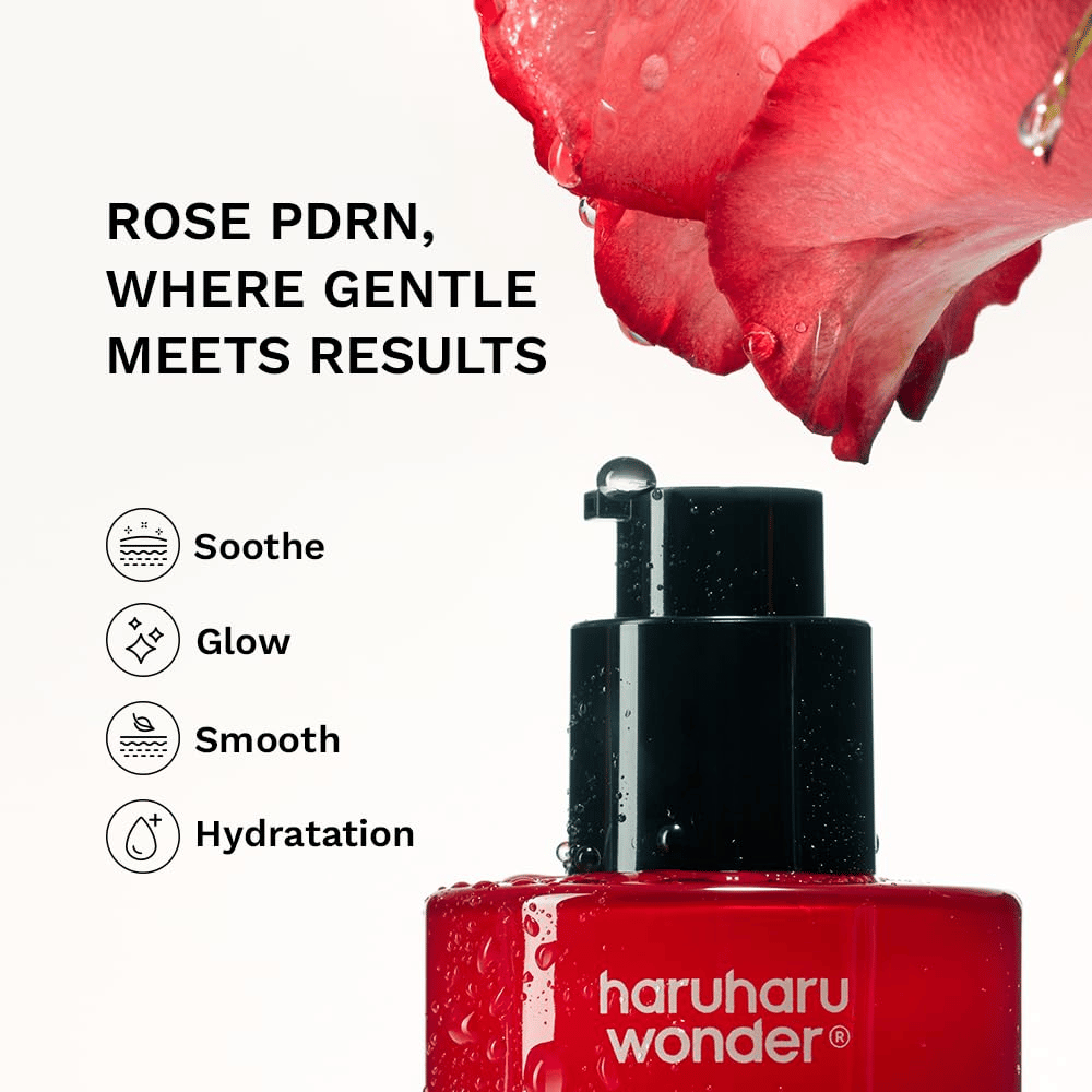 Haruharu Wonder Rose PDRN Soothing Serum – siero idratante per luminosità, pelle più morbida ed effetto lenitivo