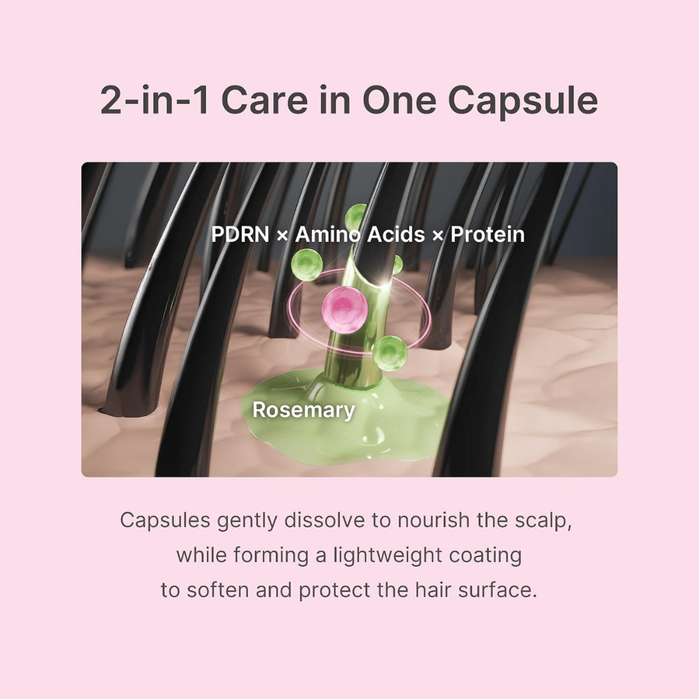 Medicube Rosemary PDRN Hair & Scalp Conditioner con rosmarino, PDRN e 19 amminoacidi che si prendono cura dei capelli e del cuoio capelluto