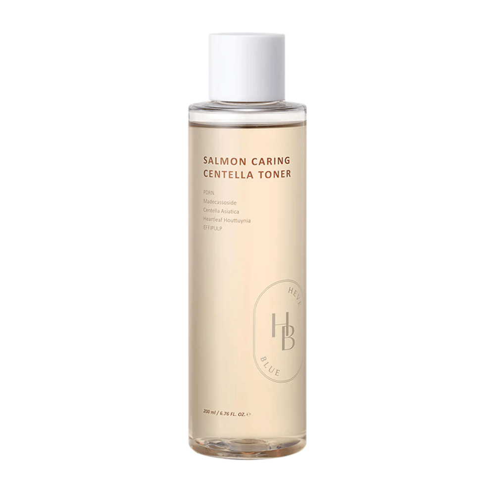 Salmon Caring Centella Toner immagine del prodotto – coreano tonico viso con PDRN e centella che idrata in profondità, rafforza la barriera cutanea e prepara la pelle per la cura successiva.