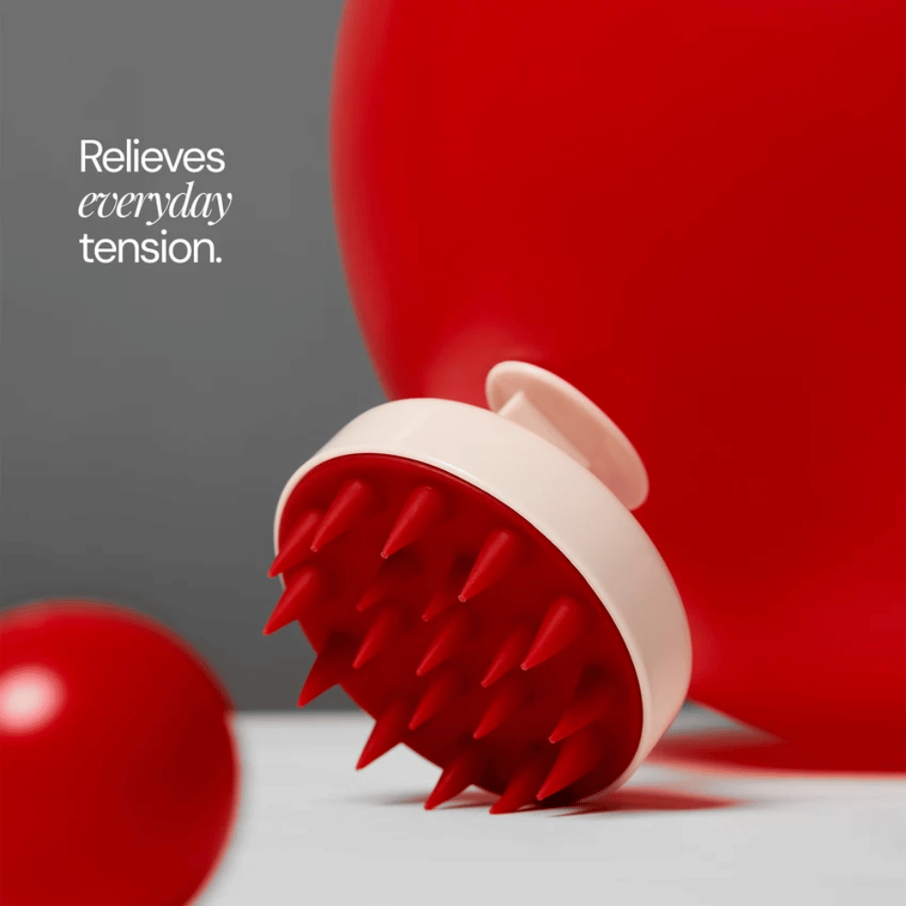 Scalp Massage Brush – spazzola massaggiante per il cuoio capelluto che sostiene la crescita naturale dei capelli