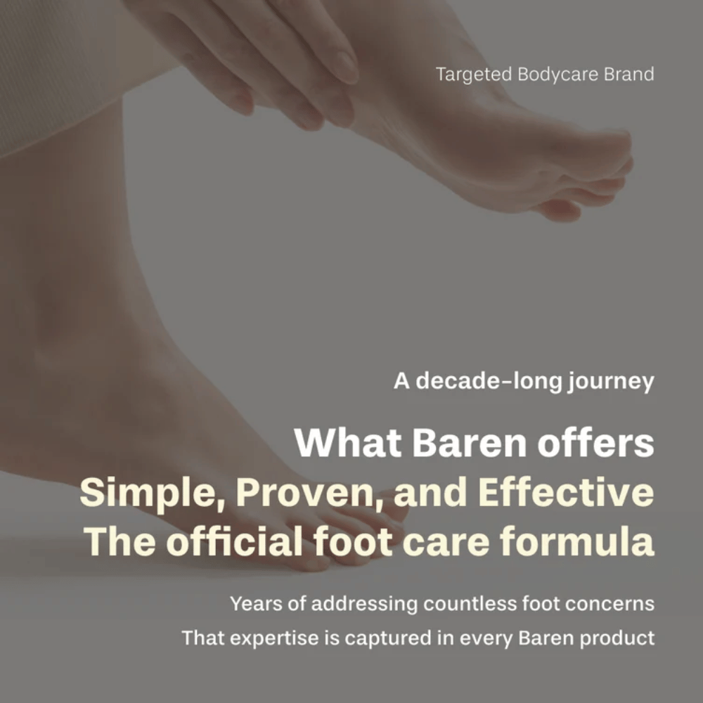 BAREN – marchio coreano specializzato nella cura dei piedi semplice ed efficace