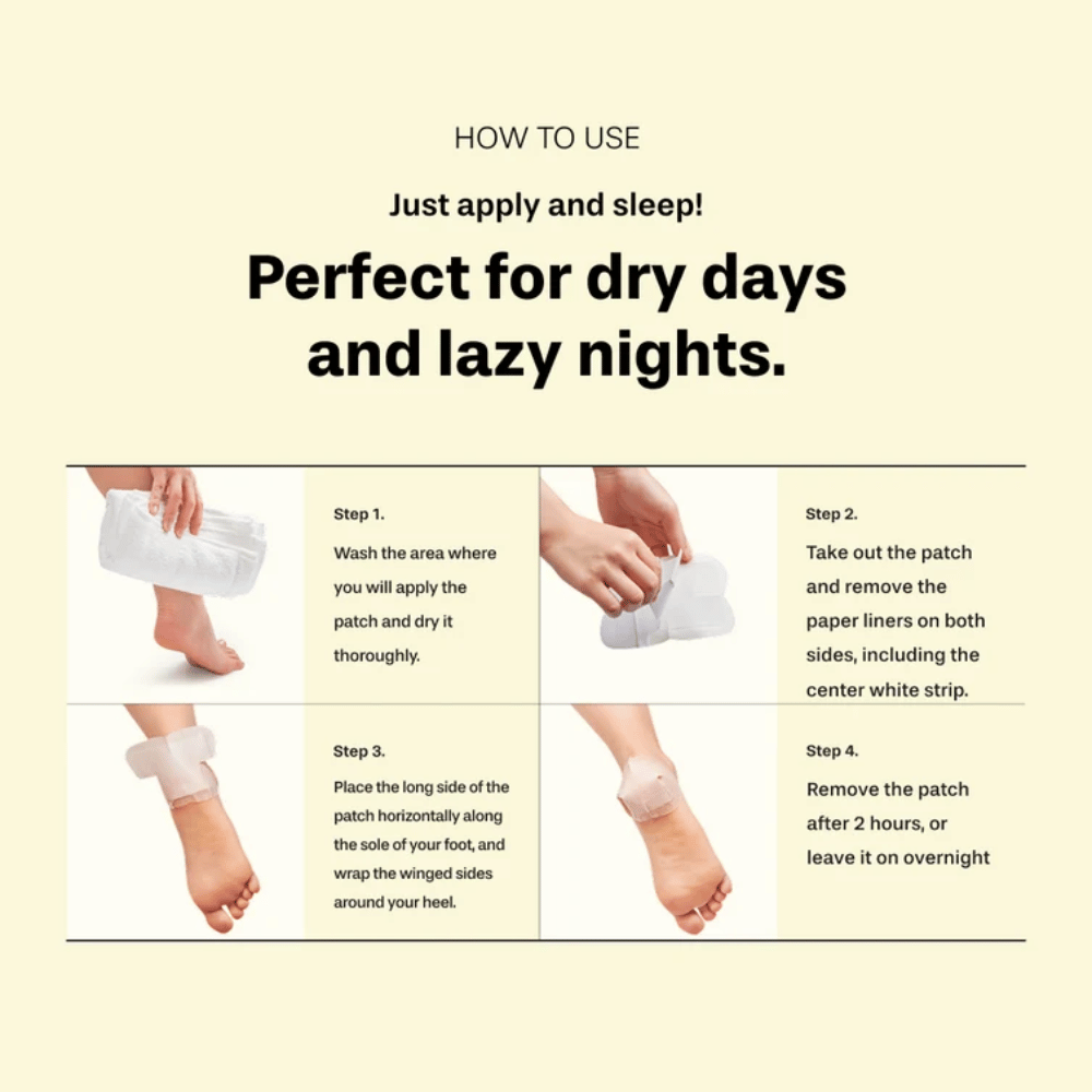 BAREN Shea Butter Sleeping Heel Patch – come usare i patch idratanti per talloni secchi