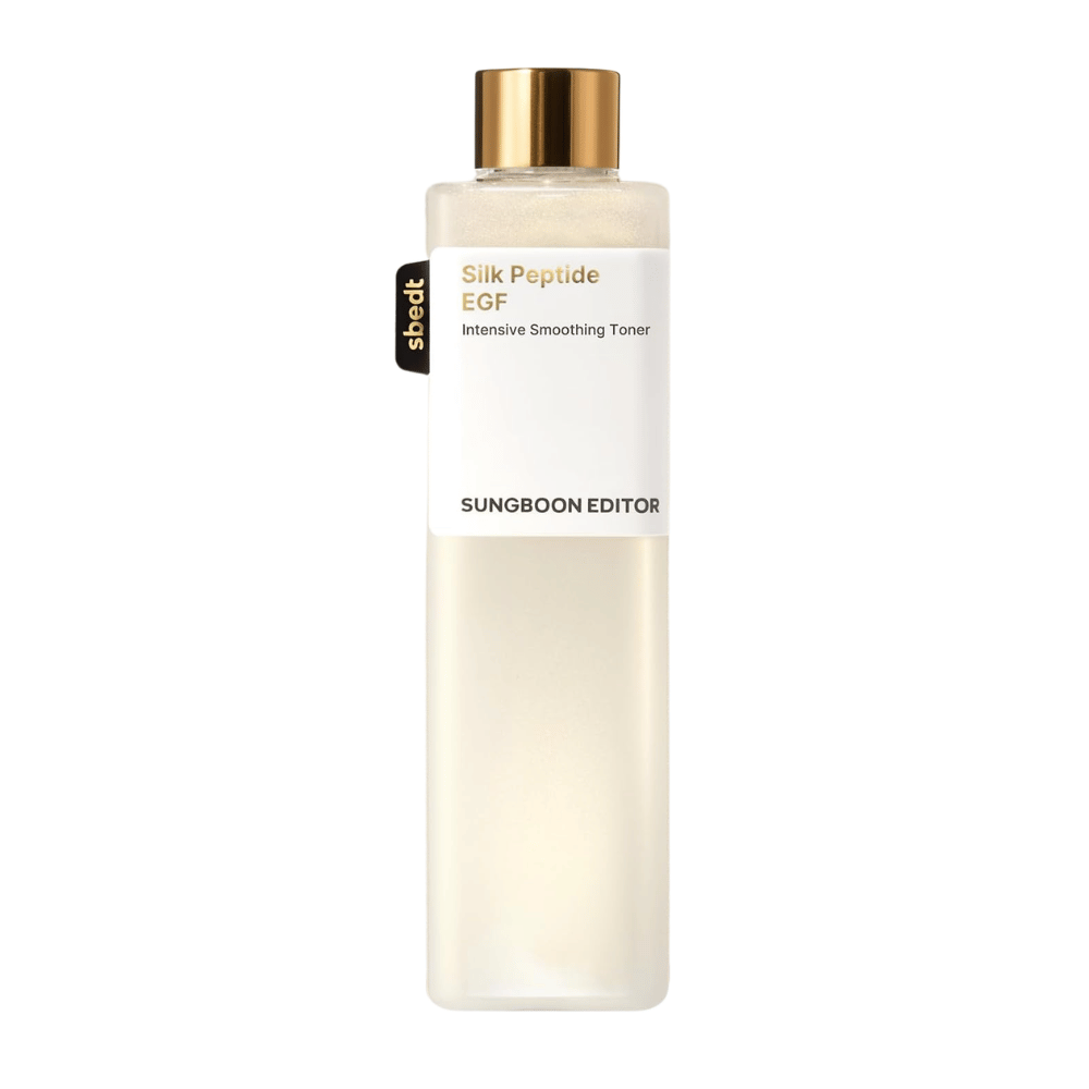 1. SUNGBOON EDITOR Silk Peptide EGF Intensive Smoothing Toner – immagine del prodotto di tonico viso