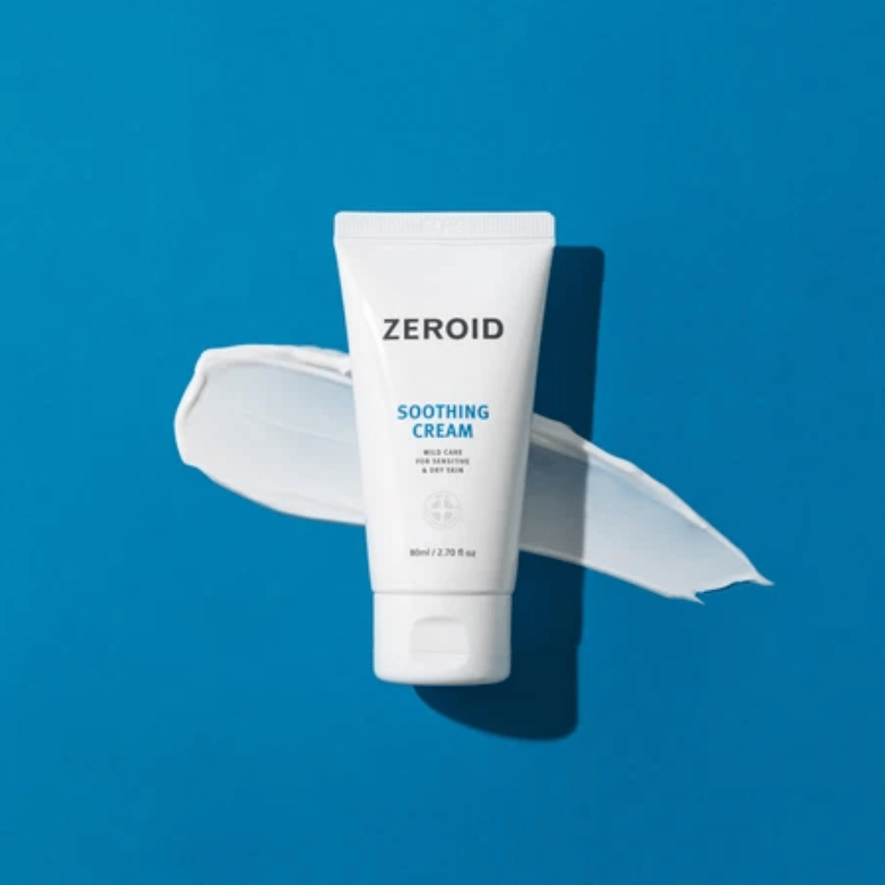 ZEROID Soothing Cream con proprietà rinforzanti della barriera e idratanti per la pelle sensibile